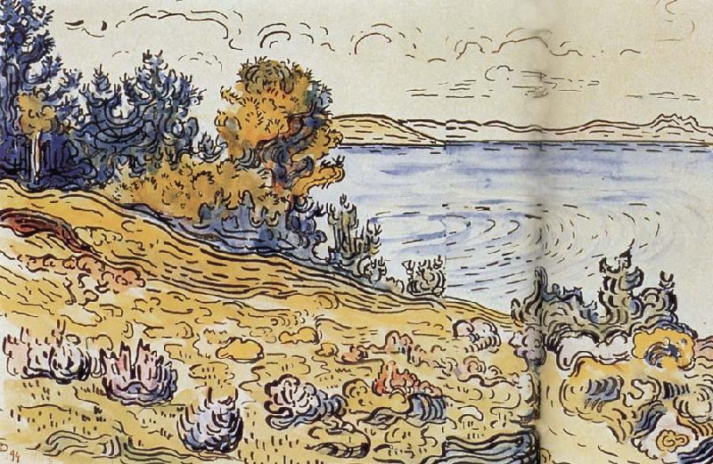 Paul Signac The coastal path oil painting image